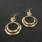 Lux Round Earrings