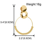 Lux Gold Hoop Earrings